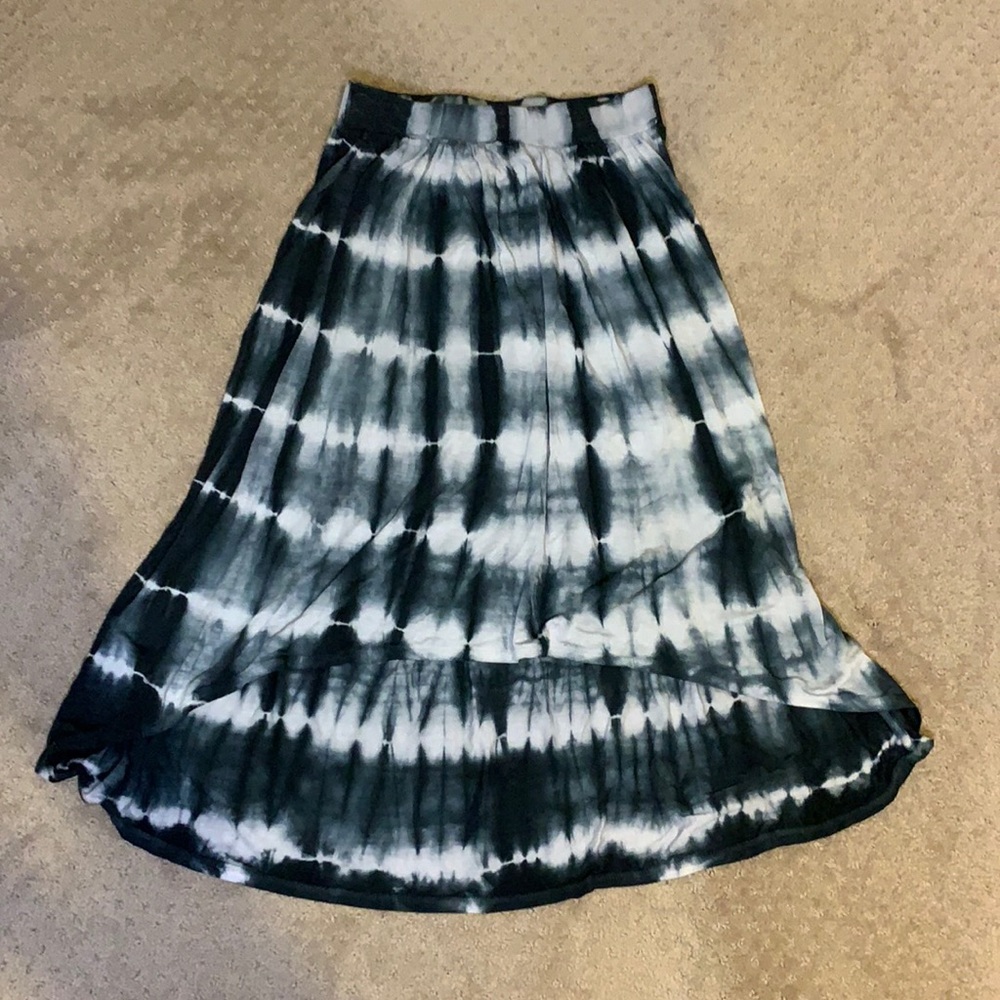 Tie Dye High Low Skirt